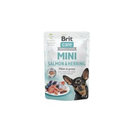 Brit Care Mini Salmon&Herring sterilised fillets in gravy 85g