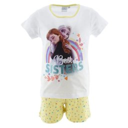 Disney Jégvarázs Best Sisters White gyerek rövid pizsama 8 év / 128 cm
