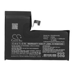 Apple iPhone 14 Pro, Akkumulátor, 3200 mAh, Li-Polymer, Cameron Sino, kompatibilis