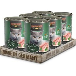 Leonardo kacsahúsban gazdag konzerves macskaeledel (6 x 400 g) 2.4kg