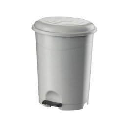 Szemetes kuka pedálos műanyag 22 literes fehér UP128-001