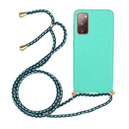 ROPE Huzat zsinórral Samsung Galaxy S20 FE világoszöld