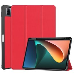 LEATHER Flip tok Xiaomi Pad 5 / Xiaomi Pad 5 Pro piros