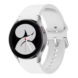 SZILIKON szíj Samsung Galaxy Watch 5 (40mm / 44mm) 5 Pro 45mm fehér