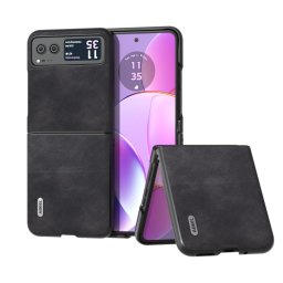ABEEL LEATHER tok Motorola Razr 40 fekete