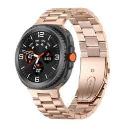 CLASSIC Fém szíj Samsung Galaxy Watch8 / Watch8 Classic rózsaszín-arany színhez