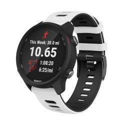 Szíj Garmin Venu 2 / Vivoactive 4 fehér-fekete