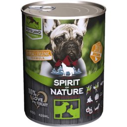 Spirit of Nature Dog bárány- és nyúlhúsos konzerv (12 x 415 g) 4.98kg