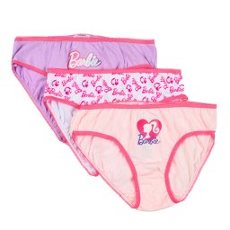 Barbie Pink Shadow gyerek fehérnemű, bugyi 3 darab/csomag 6 - 8 év / 116 - 128 cm