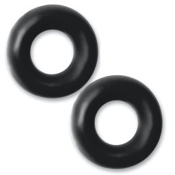 Hünkyjunk Stiffy Cockring 2-Pack - Black péniszgyűrű