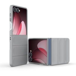 STEPS védő tok Samsung Galaxy Z Flip7 5G készülékhez, világosszürke