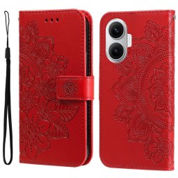 ART MANDALA Pénztárca tok Xiaomi Poco F7 piros készülékhez