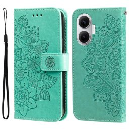 ART MANDALA Pénztárca tok Xiaomi Poco F7 zöld készülékhez