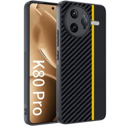 CARBON Védő tok Xiaomi Poco F7 Ultra BLACK YELLOW készülékhez