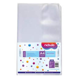Füzetborító A4, bújtatós, PVC, 10 db/csomag, Nebulo