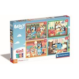 Bluey Play All Day 4 az 1-ben puzzle Clementoni