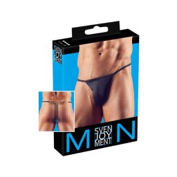 Svenjoyment - mini férfi tanga T-fazonban (fekete)