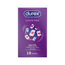Durex Love Mix - óvszer csomag (18 db)