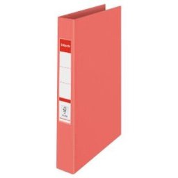 Esselte Műanyag gyűrűs iratgyűjtő Colour´Breeze 2RR/25mm, korall színben