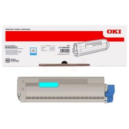 Oki 45862839 - eredeti toner, cyan (azúrkék)