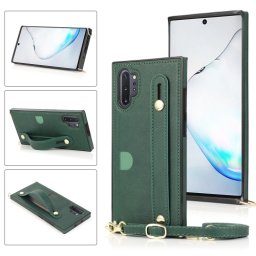 SZÍJ Huzat pánttal Samsung Galaxy Note 10 Plus zöld