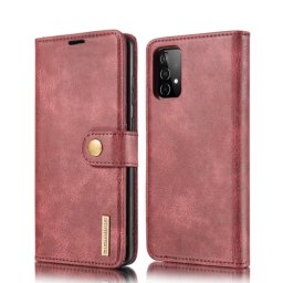 DG.MING Wallet tok 2 az 1-ben Samsung Galaxy A52 / A52 5G / A52s piros