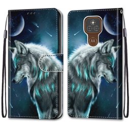 ART Motorola Moto G9 Play / E7 Plus WOLF pénztárcaborító