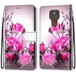ART Motorola Moto G9 Play / E7 Plus ROSES pénztárcaborító