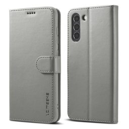 IMEEKE Wallet tok Samsung Galaxy S21 FE 5G szürke
