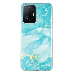 IMD MARBLE Védőburkolat Xiaomi 11T / 11T Pro LIGHT BLUE