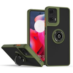 SHADOW Védőburkolat tartóval Motorola Moto G04 / G24 / G24 Power green