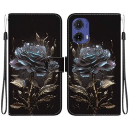 ART Tárcahuzat a Motorola Moto-hoz G85 5G BLACK ROSE