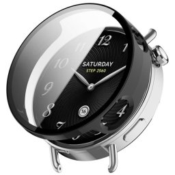 PC FULL COVER Műanyag tok üvegfóliával Xiaomi Watch S4 41mm fekete