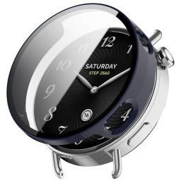 PC FULL COVER Műanyag tok üveggel Xiaomi Watch S4 41mm kék
