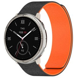 MAGNA-FLEX Csere szíj Amazfit Active 2 / Active 2 (Square) BLACK-ORANGE