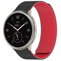 MAGNA-FLEX Csere szíj Amazfit Active 2 / Active 2 (Square) BLACK-RED