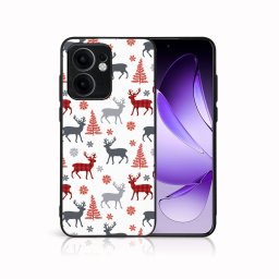 MY ART Tok karácsonyi dizájnnal Oppo Reno13 F 5G DEER (068)