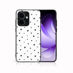 MY ART Védő tok Oppo Reno13 F 5G BLACK HEARTS készülékhez (167)
