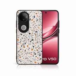 MY ART Védő tok Vivo V50 5G BEIGE TERRAZZO készülékhez (162)