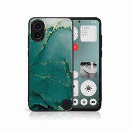 MY ART Védő tok CMF Phone 1 GREEN MARBLE (145) készülékhez