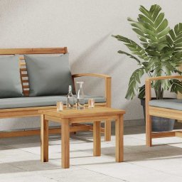 vidaXL Dohányzóasztal Barna 50 x 35 x 36 cm Tömör Teakfa