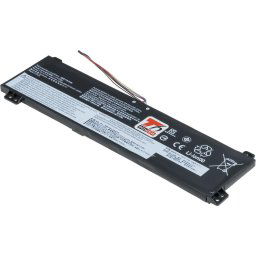 Akkumulátor T6 Power Lenovo V130-15IKB, V330-15ISK, V330-15IKB, belső, 4030mAh, 30Wh, 2cellás, Li-poly, Li-poly