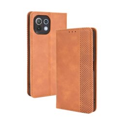 BUSINESS pénztárca huzat Xiaomi Mi 11 Lite / 11 Lite 5G / 11 Lite NE 5G barna