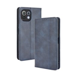 BUSINESS pénztárca huzat Xiaomi Mi 11 Lite / 11 Lite 5G / 11 Lite NE 5G kék