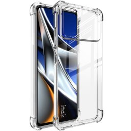 IMAK Védő szilikon borítás + fólia Xiaomi Poco X4 Pro 5G átlátszó