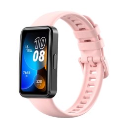 SZILIKON Szíj Huawei Band 8-hoz rózsaszín