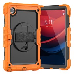 SOLID 360 Tartós burkolat Lenovo Tab M11 / K11 narancshoz