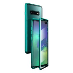 Mágneses 360 tok Samsung Galaxy S10 Plus készülékhez, zöld