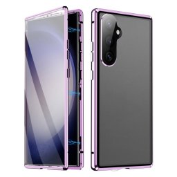 Mágneses 360 tok Samsung Galaxy S25+ 5G készülékhez, lila