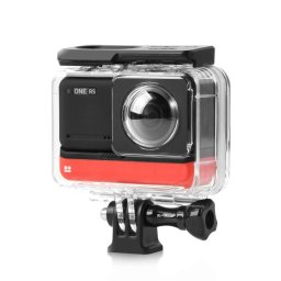 PULUZ 30M Vízálló tok Insta360 One RS (1-INCH 360 EDITION) készülékhez, átlátszó